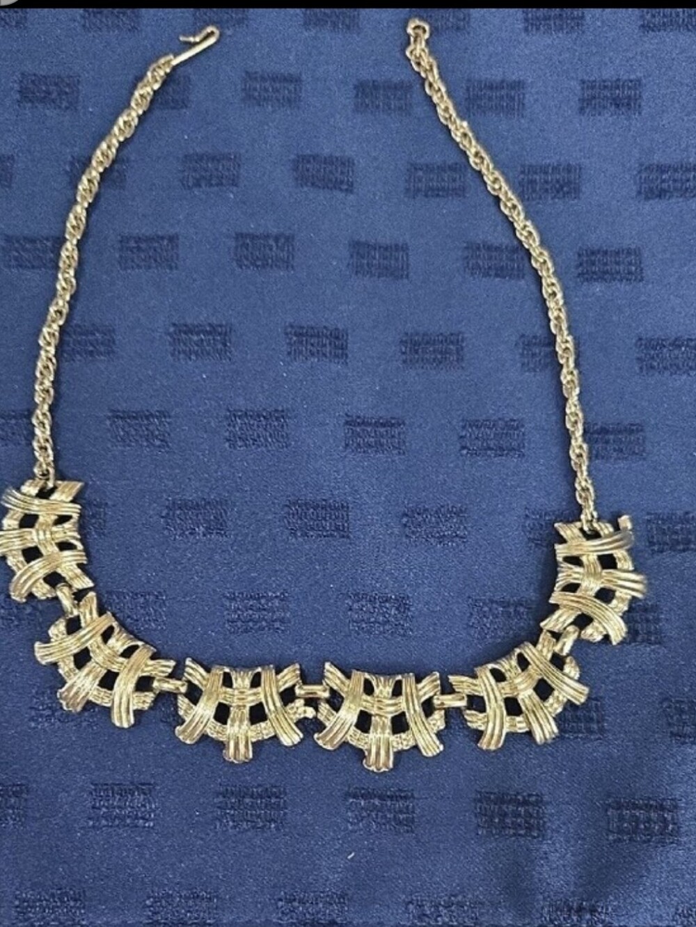 Silver-Tone Woven Statement Necklace - Women's Jewelry
